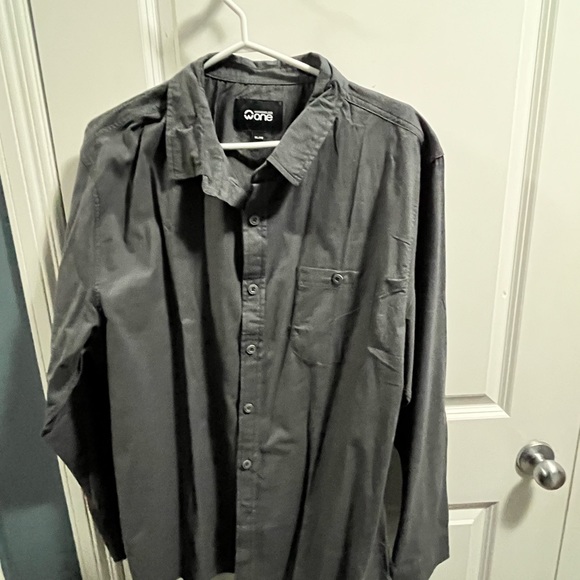 Long sleeve dark grey dress shirt - Picture 2 of 3